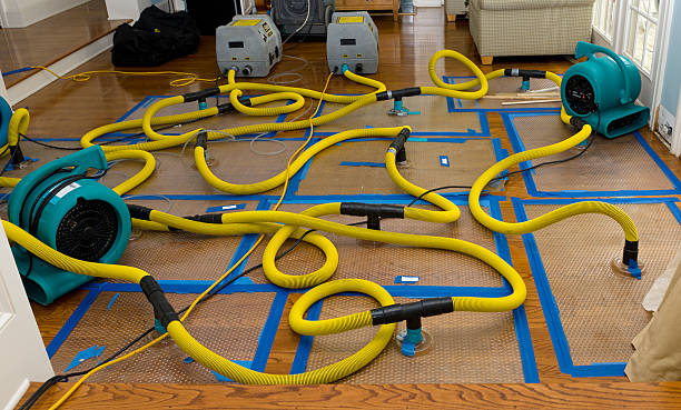 Professional Burst Pipe Water Damage technician working in Wyandotte, OK